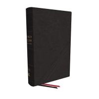 KJV Word Study Reference Bible Black (Red Letter Edition) Bonded Leather