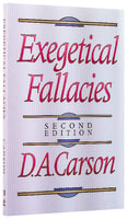 Exegetical Fallacies (2nd Ed) Paperback