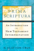 Prima Scriptura Paperback