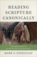 Reading Scripture Canonically: Theological Instincts For Old Testament Interpretation Paperback