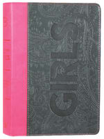 CSB Study Bible For Girls Pewter/Pink Paisley Design Leathertouch (Red Letter Edition) Imitation Leather