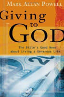 Giving to God Paperback