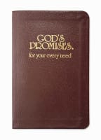 God's Promises For Your Every Need Bonded Leather