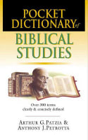 Pocket Dictionary of Biblical Studies Paperback