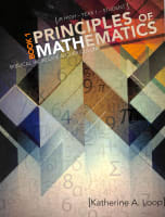 Principles of Mathematics (Student) (Book1) Paperback