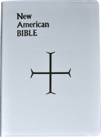 Nab St. Joseph Gift Bible, the Large White Imitation Leather