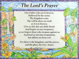 Wall Chart: Lord's Prayer-Trespasses (Laminated)