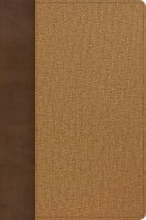 KJV Rainbow Study Bible Brown/Tan Imitation Leather