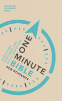 CSB One-Minute Bible For Students Paperback