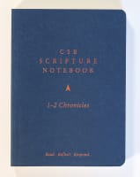 CSB Scripture Notebook 1-2 Chronicles Paperback