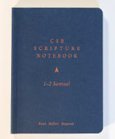 CSB Scripture Notebook 1-2 Samuel Paperback