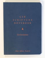 CSB Scripture Notebook Ecclesiastes Paperback