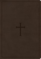 CSB Super Giant Print Reference Bible Brown Value Edition (Red Letter Edition) Imitation Leather
