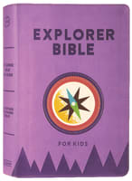 CSB Explorer Bible For Kids Lavender Compass Imitation Leather
