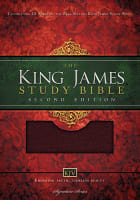 KJV Study Bible Burgundy (Second Edition) Bonded Leather
