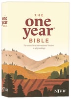 The NIV One Year Bible (Black Letter Edition) Paperback