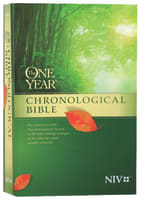 NIV One Year Chronological Bible (Black Letter Edition) Paperback