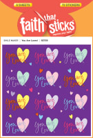 You Are Loved (6 Sheets, 72 Stickers) (Stickers Faith That Sticks Series) Stickers