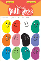 Jolly Jelly Beans Stick-N-Sniff (6 Sheets, 72 Stickers) (Stickers Faith That Sticks Series) Stickers