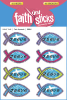 Fish Symbols (6 Sheets, 48 Stickers) (Stickers Faith That Sticks Series) Stickers