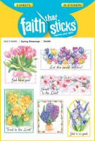 Spring Blessings (6 Sheets, 36 Stickers) (Stickers Faith That Sticks Series) Stickers