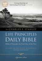 NKJV Charles F Stanley Life Principles Daily Bible (Black Letter Edition) Paperback