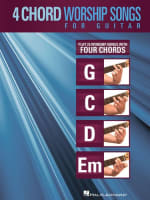 4 Chord Worship Songs For Guitar (Music Book) Paperback