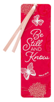Bookmark Faux Leather: Be Still and Know Stationery