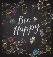 Guided Journal: Bee Happy Flexi-back