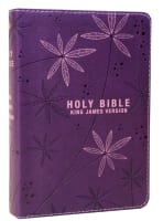 KJV Pocket Bible Purple (Red Letter Edition) Imitation Leather