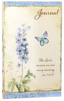 Journal: Lord's Mercies Are New Every Morning Blue Flowers (Lamentations 3:22-23) Flexi-back