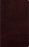 ESV Large Print Personal Size Bible Mahogany (Red Letter Edition) Imitation Leather