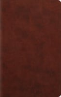 ESV Large Print Personal Size Bible Chestnut (Red Letter Edition) Imitation Leather