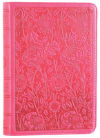 ESV Large Print Compact Bible Berry Floral Design (Red Letter Edition) Imitation Leather
