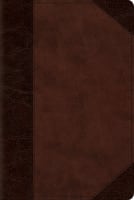 ESV Personal Reference Bible Trutone Brown/Walnut Portfolio Design (Black Letter Edition) Imitation Leather