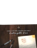 ESV Single Column Journaling Bible Customizable Cover (Black Letter Edition) Hardback