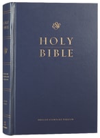 ESV Pew and Worship Bible Large Print Blue (Black Letter Edition) Hardback