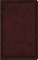 ESV Premium Gift Bible Mahogany Border Design (Black Letter Edition) Imitation Leather