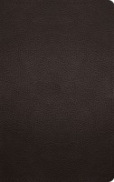 ESV Thinline Bible Deep Brown (Red Letter Edition) Genuine Leather