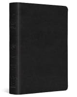 ESV Compact Bible Large Print Black (Red Letter Edition) Imitation Leather