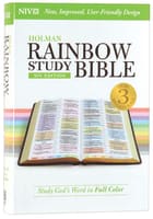 NIV Rainbow Study Bible (Black Letter Edition) Hardback