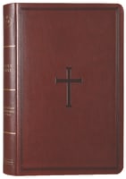 CSB Ultrathin Reference Bible Brown Red Letter Edition Imitation Leather