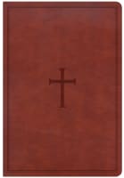 CSB Giant Print Reference Bible Brown (Red Letter Edition) Imitation Leather