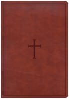 CSB Super Giant Print Reference Bible Brown Imitation Leather