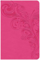 CSB Super Giant Print Reference Bible Pink Indexed Imitation Leather
