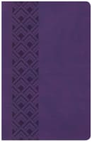 CSB Ultrathin Reference Bible Value Edition Purple Imitation Leather