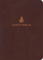 Rvr 1960 Biblia Letra Grande Tamano Manual Marron (Red Letter Edition) (Giant Print) Bonded Leather