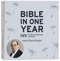 NIV Audio Bible in One Year (6 Mp3 Cds) Compact Disc