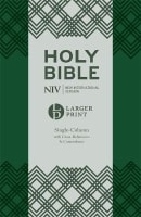 NIV Larger Print Compact Single Column Reference Bible Flexi-back