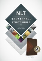 NLT Illustrated Study Bible Brown/Tan Indexed (Black Letter Edition) Imitation Leather